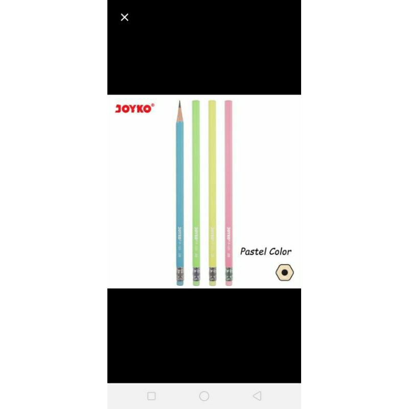 

pensil 2b joyko warna pastel eceran