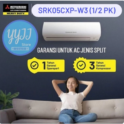AC MITSUBISHI Heavy Industries 1/2PK SRK05CXP2-W3 SRK05CXP2 SRK05CXP Mitsubishi Heavy Duty