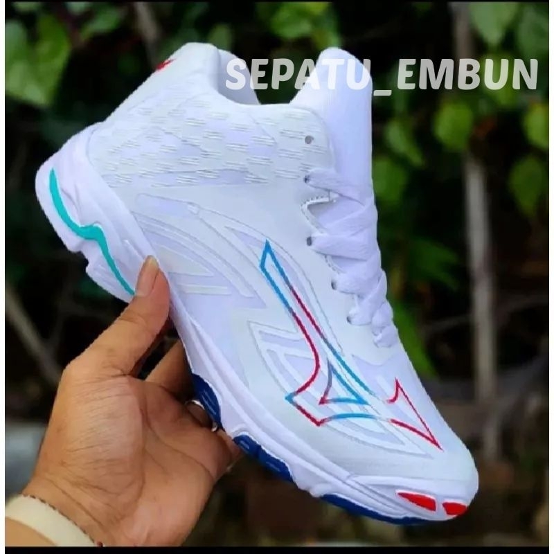 Sepatu Mizuno Wlz6 Putih Sepatu Voli Mizuno Sepatu Mizuno Volly Putih Wave Lightning 38-43