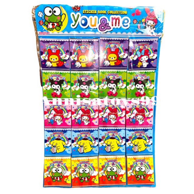 

STICKER BOX YOU AND ME BERHADIAH ISI 20PCS