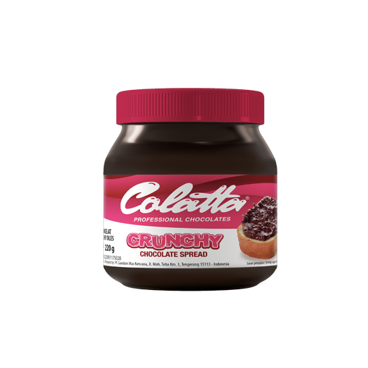 

Colatta crunchy spread/ chocolate spread/ chocolate spread hazelnut btl 220gr