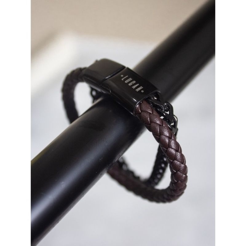Gelang Premium / Gelang Lucan / Gelang Kulit / Gelang Pria / Shackle Series