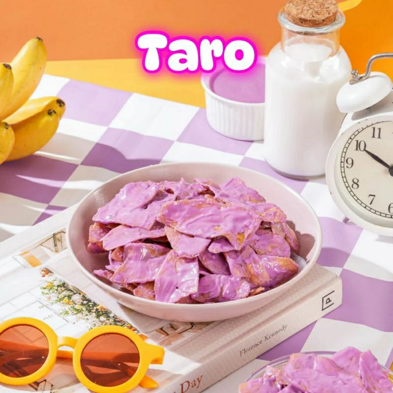 

keripik pisang lumer taro zafira official reseller (box)