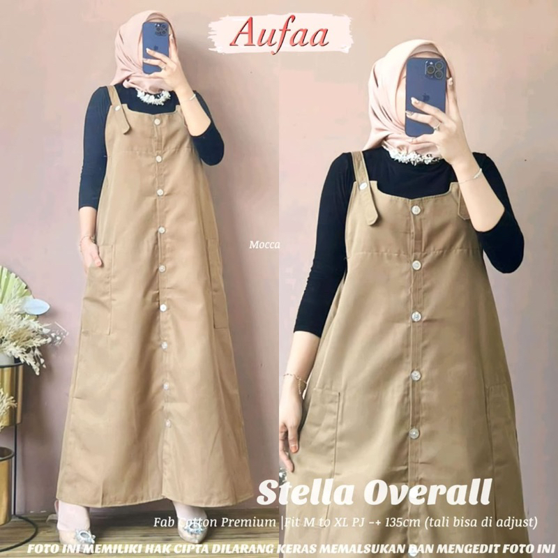 STELLA OVERALL DRESS HIJAB / OVERAL ROK