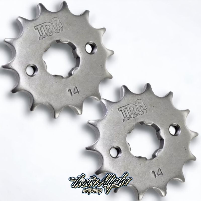 gear depan TDR 14t mx king ,vixion,r15,jupiter