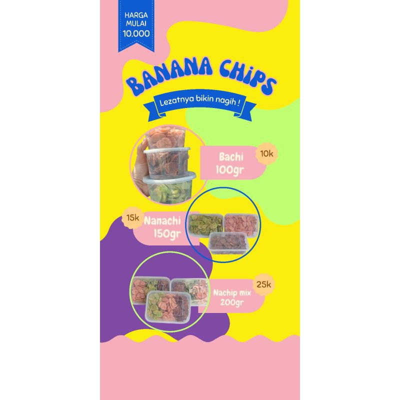 

keripik pisang lumer viral 200gram