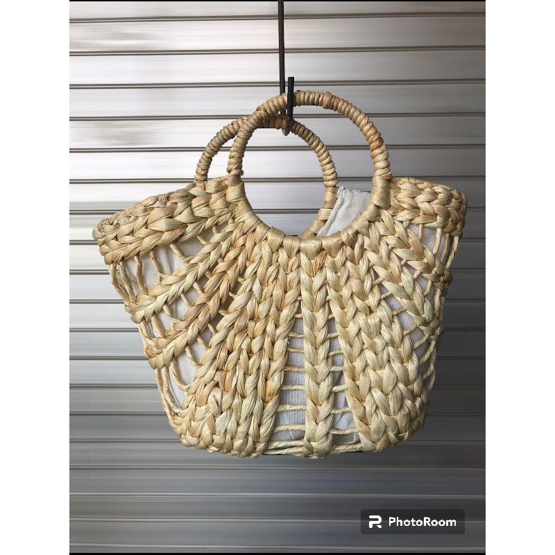 Tas Enceng Gondok Jaring Bali