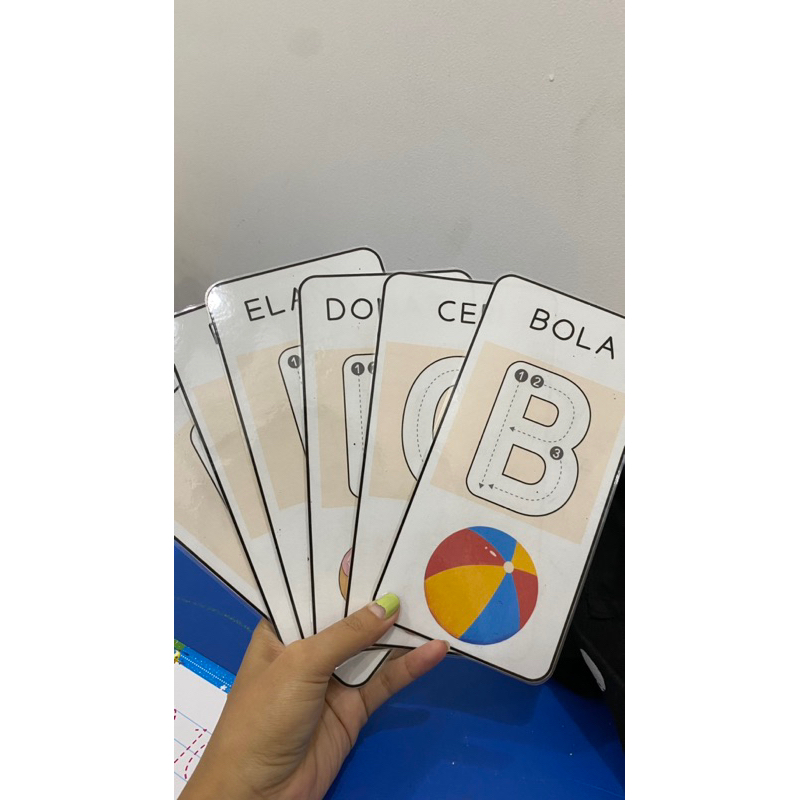 

flash card A-Z/ kartu belajar A-Z