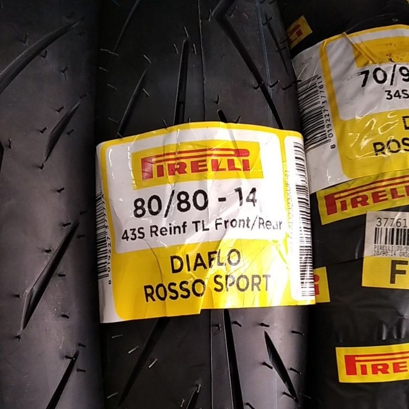 ban motor Pirelli diablo rosso sport 80/80 r14