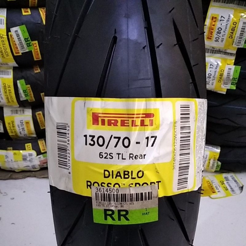 Ban Motor Pirelli Diablo Rosso Sport 130/70 r17