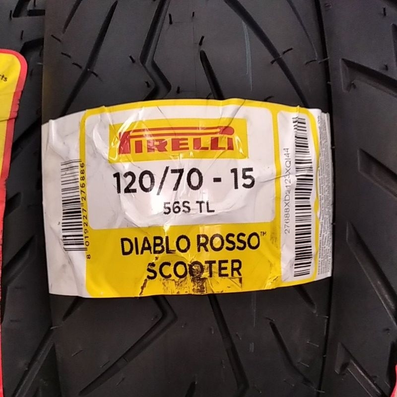 Ban Motor Pirelli Diablo Rosso Scooter 120/70 r15