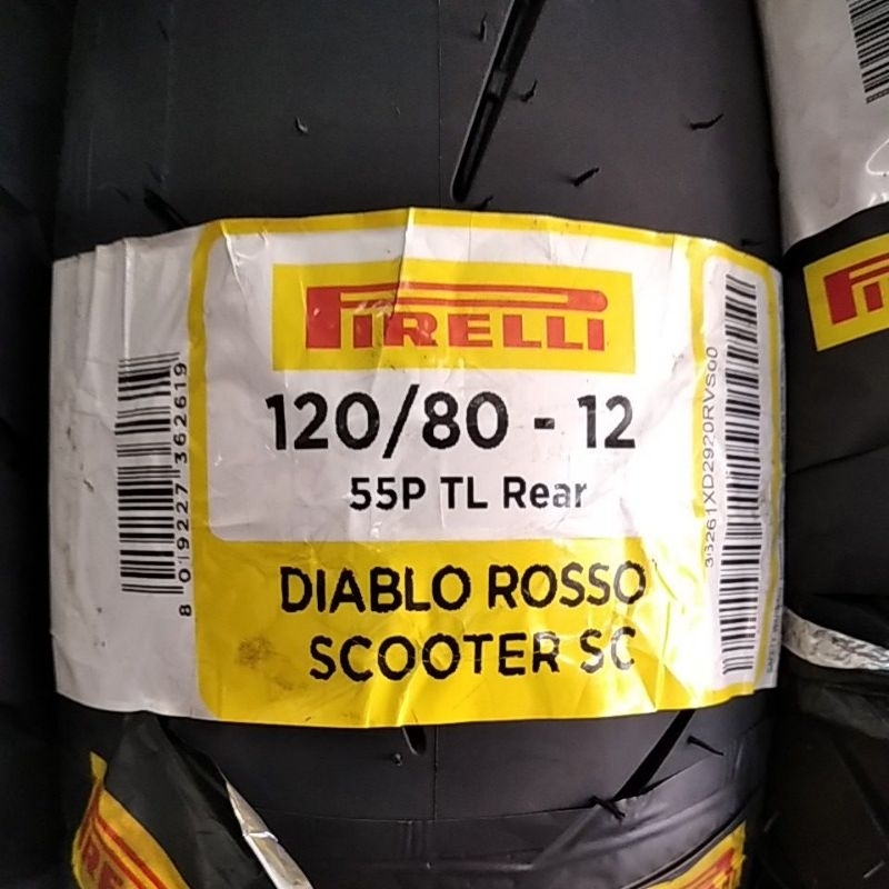 Ban Motor Pirelli Diablo Rosso Scooter sc 120/80 r12
