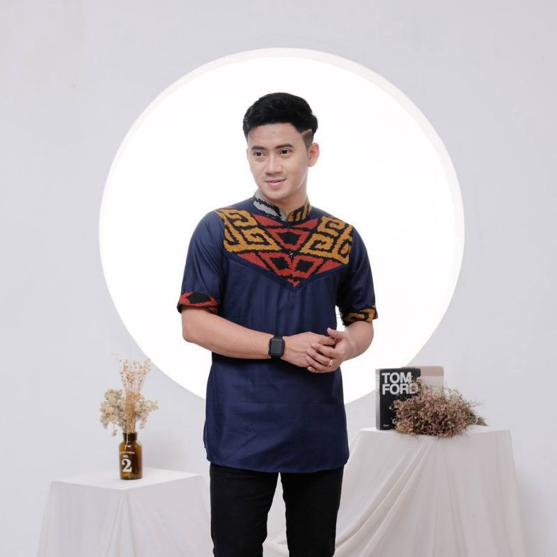 baju tenun pria - seragam pernikahan seragam kantor - mix toyobo