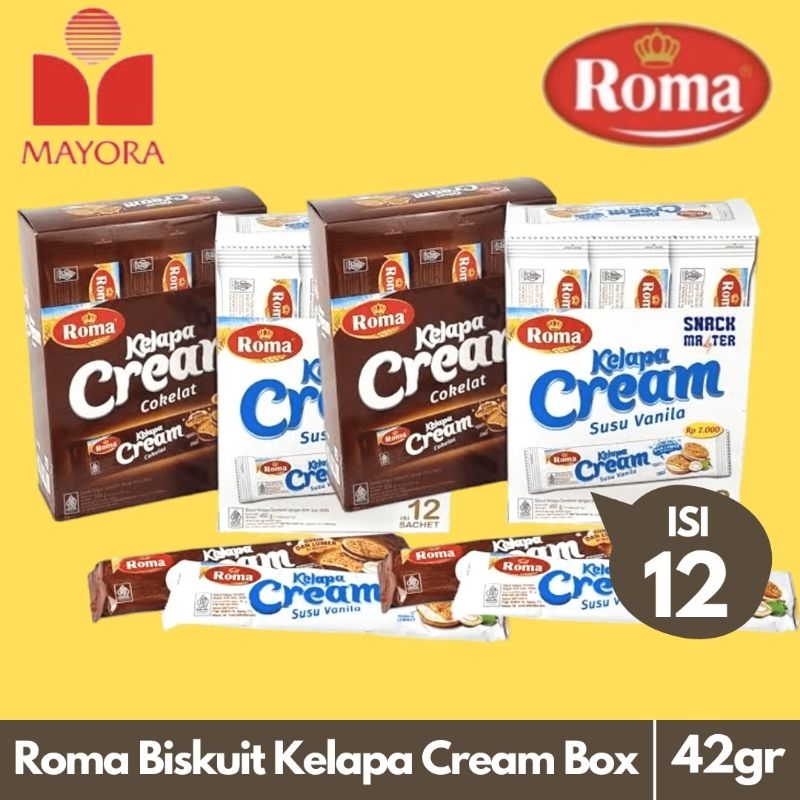 

Roma Biscuit Kelapa Cream Box | isi 12pcs