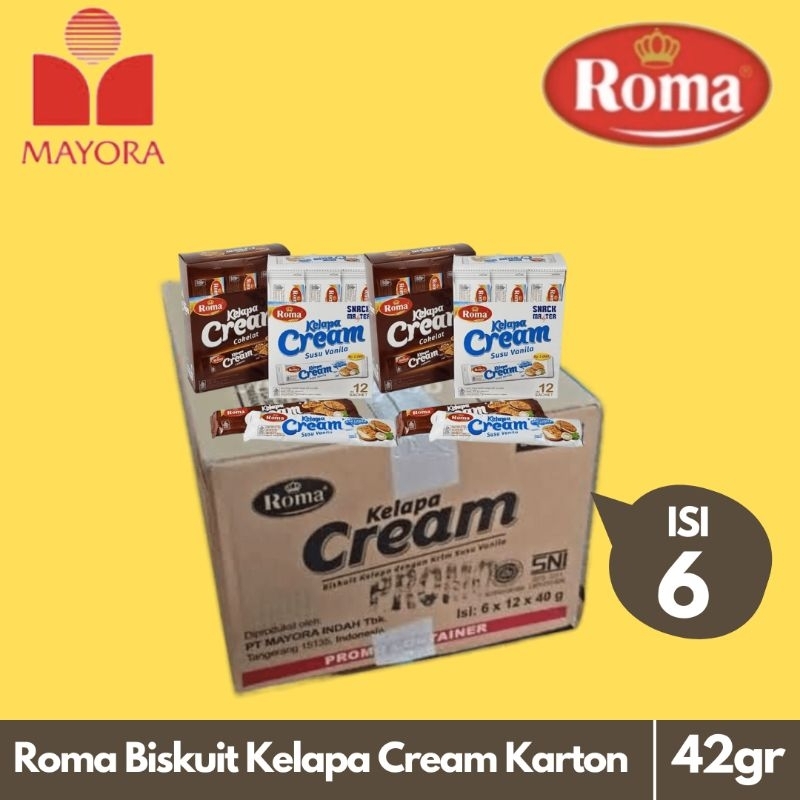 

Roma Biscuit Kelapa Cream 42gr [ Harga Karton ]