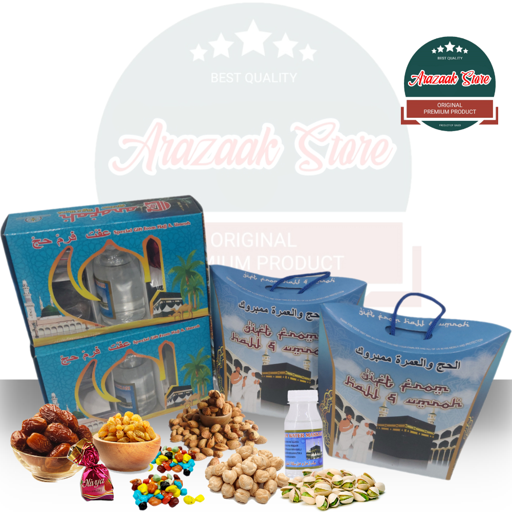 

PAKET LENGKAP Oleh2 Haji Dan Umroh | Paket Hemat Murah Ekonomis (dus kotak/tali)