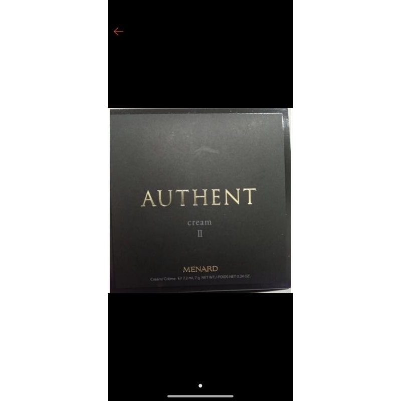 Menard authent cream II 7gram
