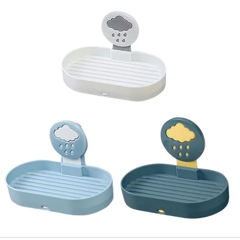 Tempat Sabun Tempel Awan Rak Sabun Kamar Mandi Model Awan Tempat Sabun Tempel Keramik Kamar Mandi