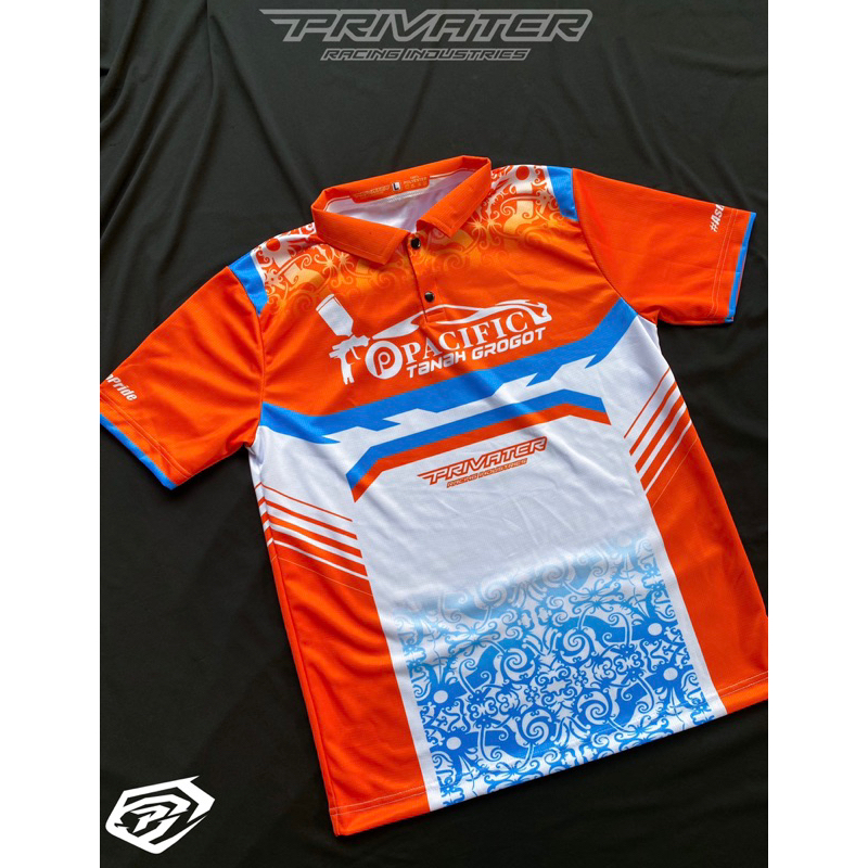 [CUSTOM] JERSEY KEMEJA POLO PENDEK RACING BAJU KAOS JERSEY CUSTOM (PRE-ORDER) | PRIVATER RACING INDU