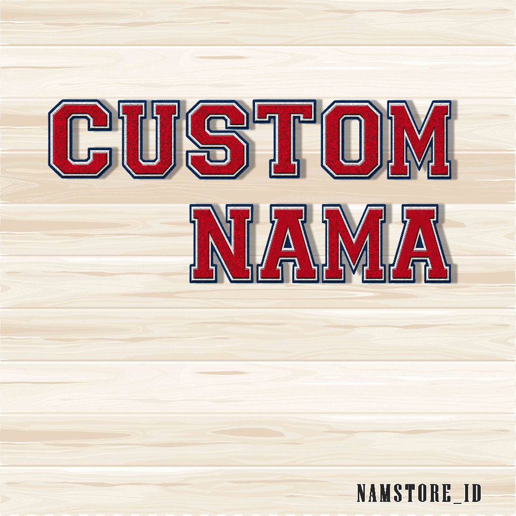 Huruf Kayu Satuan Timbul Minimalis