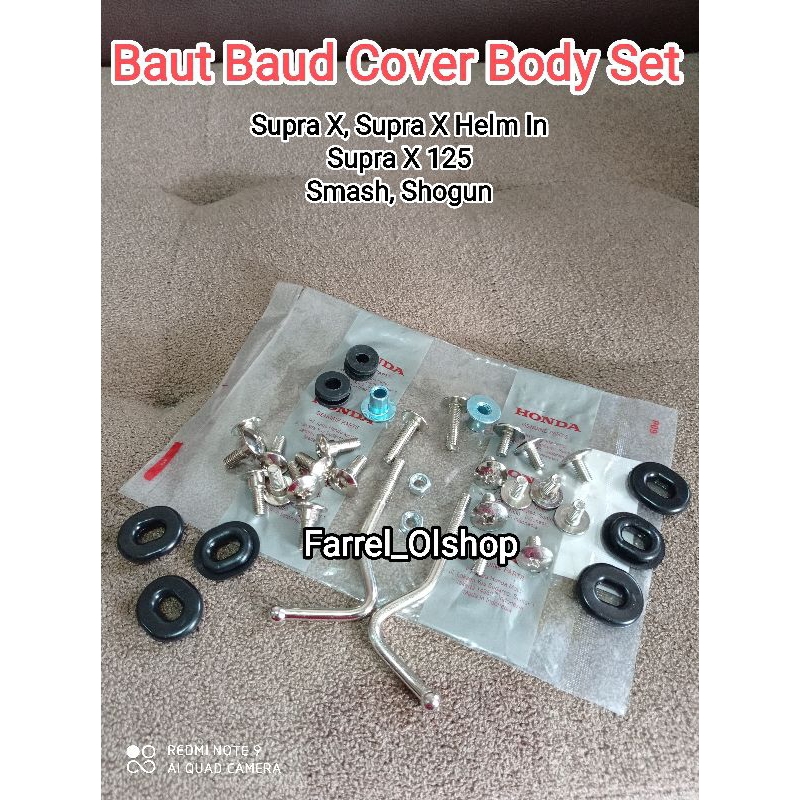 Set Baut Baud Cover Body Supra X Supra X Lama Supra X Helm In Supra X 125