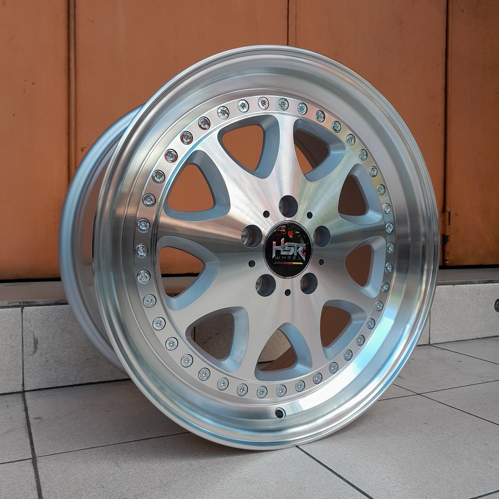 velg mobil racing ring 18 bavaria hsr R18 pcd 5X112 ET45 mercy,vp polo