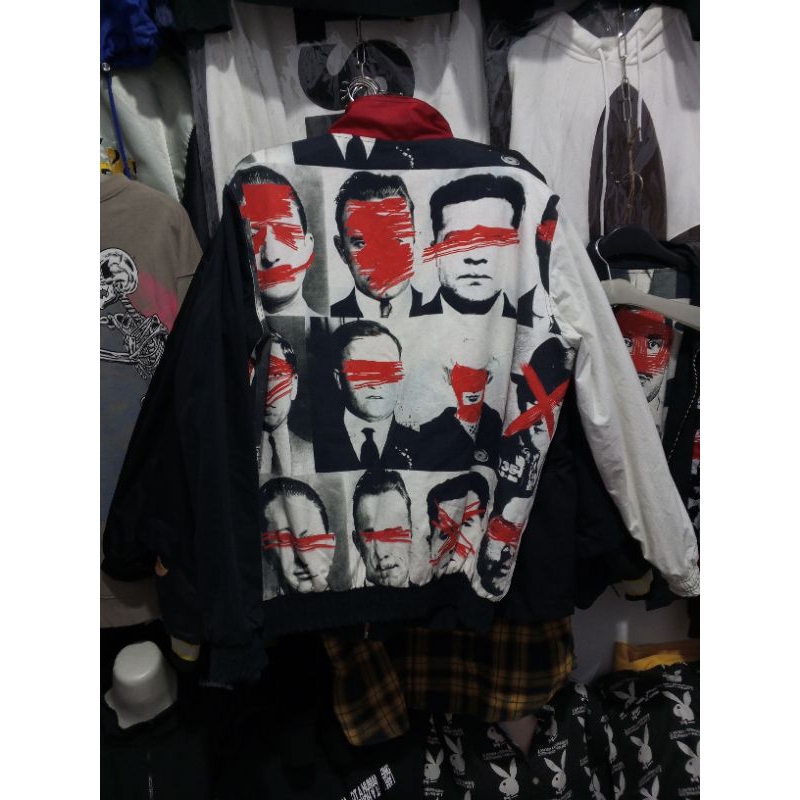 i am not a human being jacket full black (rare item)