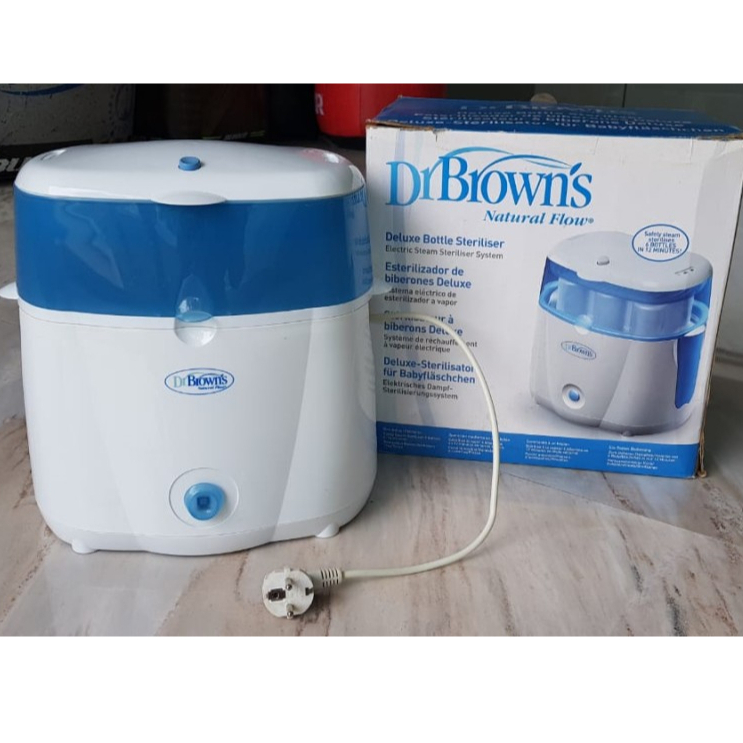 Dr Browns deluxe bottle sterilizer / steril botol susu bayi dg box