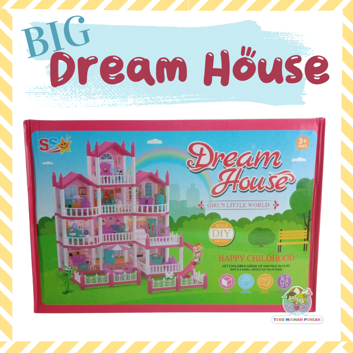 Mainan Rumah Rumahan Anak Perempuan DREAM HOUSE Besar