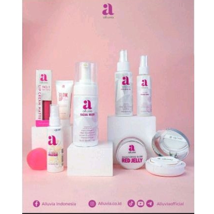 satu paket alluvia 100% original produk alluvia
