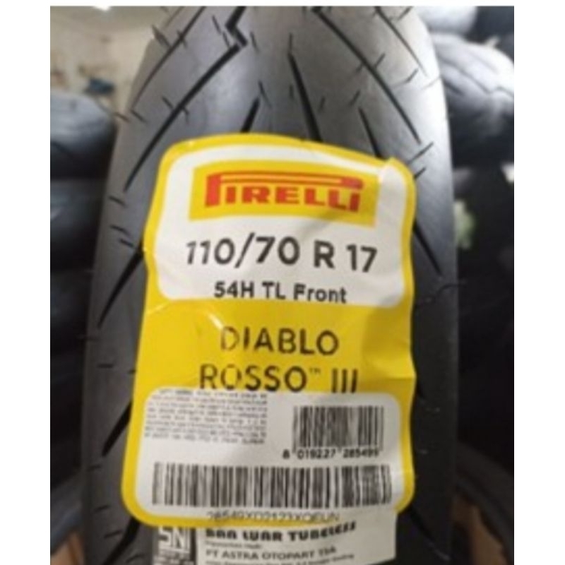Ban Motor Pirelli Diablo Rosso 3 110/70 r17