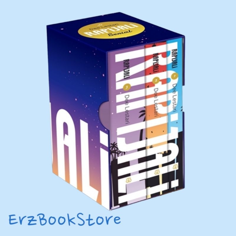 Novel Rapijali by Dee lestari, 1 2 3 dan boxset