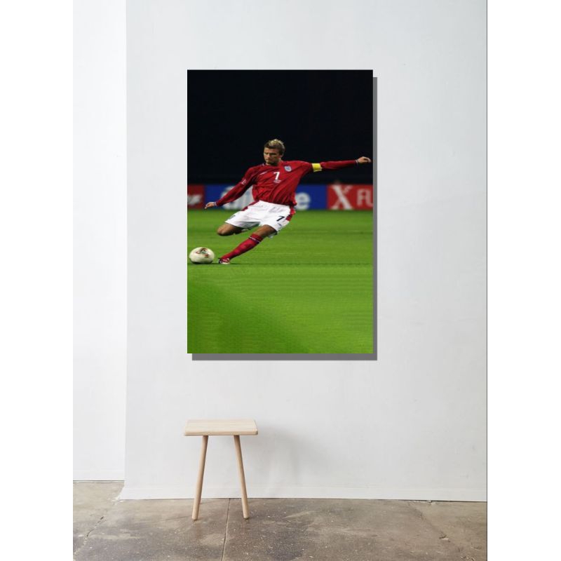 POSTER DINDING DAVID BECKHAM LEGEND X TIMNAS INGGRIS UKURAN BESAR, POSTER BOLA