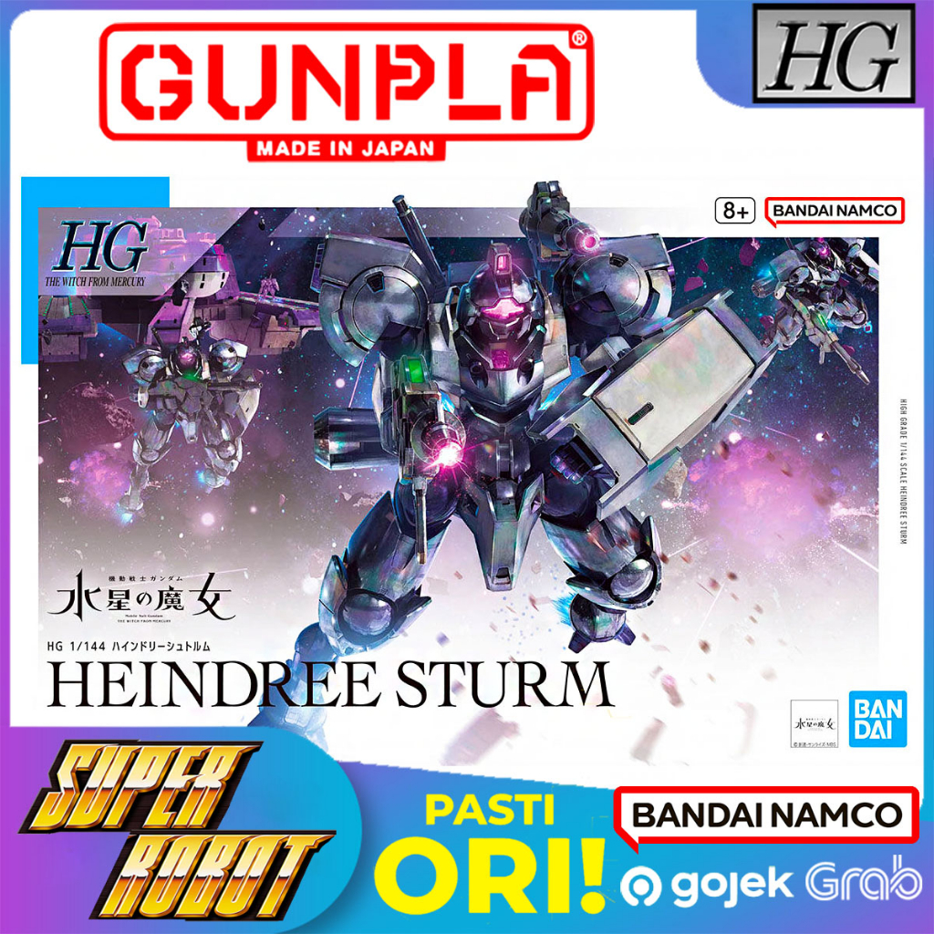 𝗕𝗔𝗡𝗗𝗔𝗜 HG Heindree Sturm - Mobile Suit Gundam The Witch From Mercury