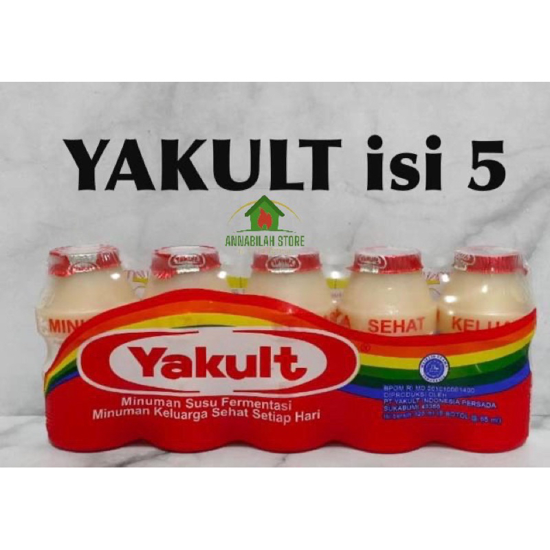 

Susu YAKULT paket hemat isi 65ml x 5botol Susu Sehat