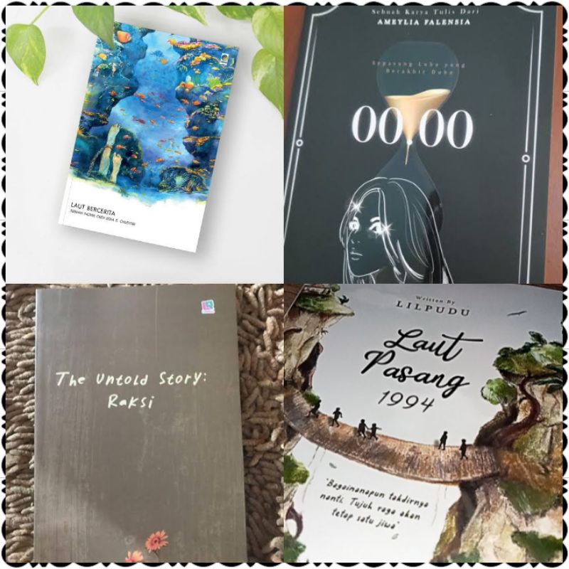 Novel preloved Raksi, laut bercerita, Malioboro, Malang Untold Story (BACA DESKRIPSI)