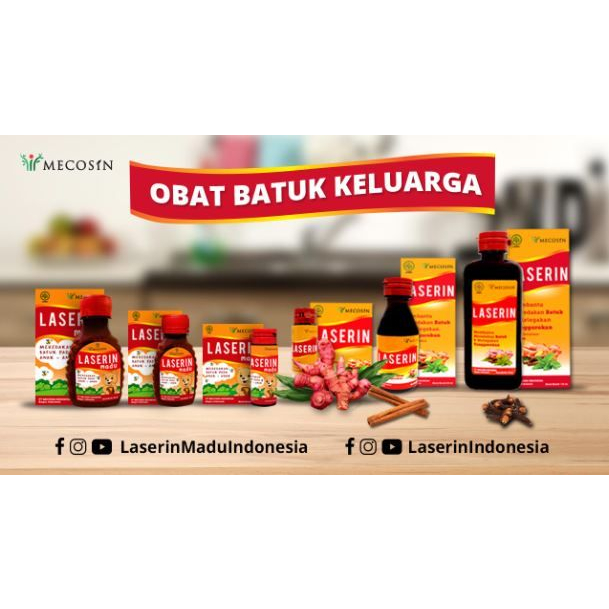 Laserin Sirup | Laserin Dewasa | Sirup Obat Batuk Dewasa | Laserin Syrup | Laserin sirup 60ml | Lase