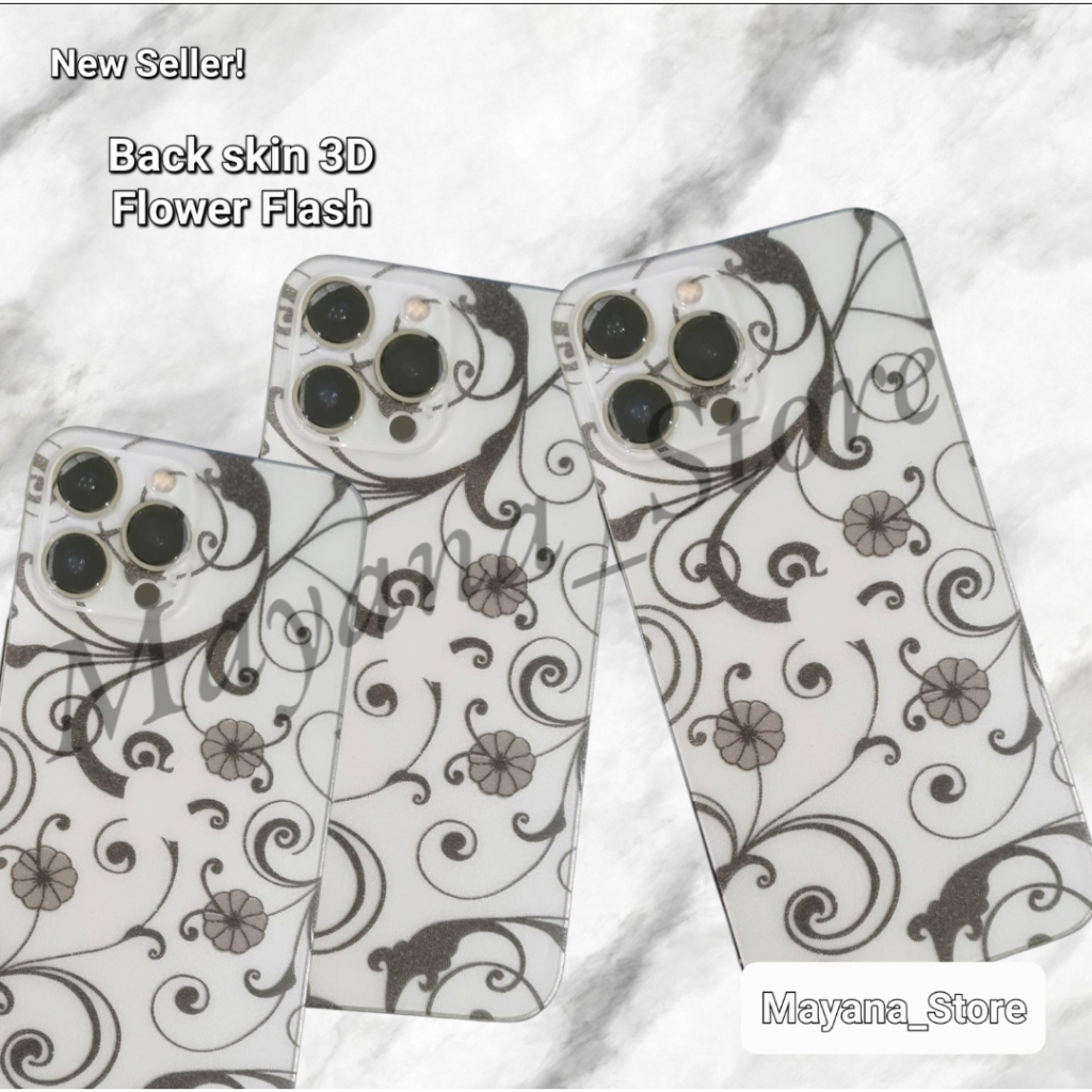 2023 Skin 3D Mesin Floral SONY Xperia 1 Mark i - ii - iii / Experia 5 Mark ii - iii /Experia 10 ii -