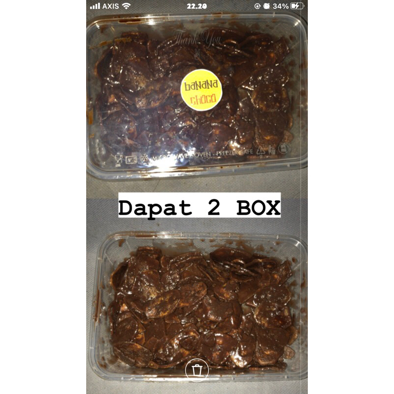 

KRIPIK PISANG COKLAT MURAH ASLI MADURA DAPAT 2 BOX BANANA CHOCHO