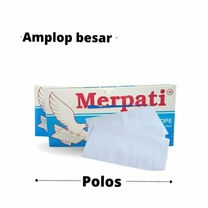 

Amplop besar polos silicone uk. 90/amplop putih besar no 90 110mm x 225mm