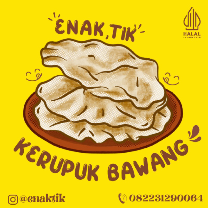 

Kerupuk Bawang Enaktik