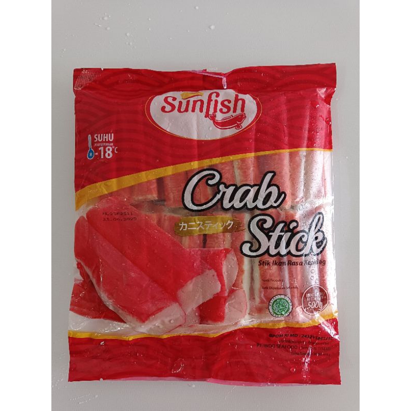 

SUNFISH CRAB STIK 500GR frozen food