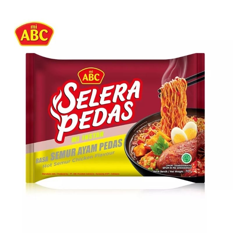 

1 DUS - Selera Pedas Mie Semur Ayam Pedas isi 40 pcs