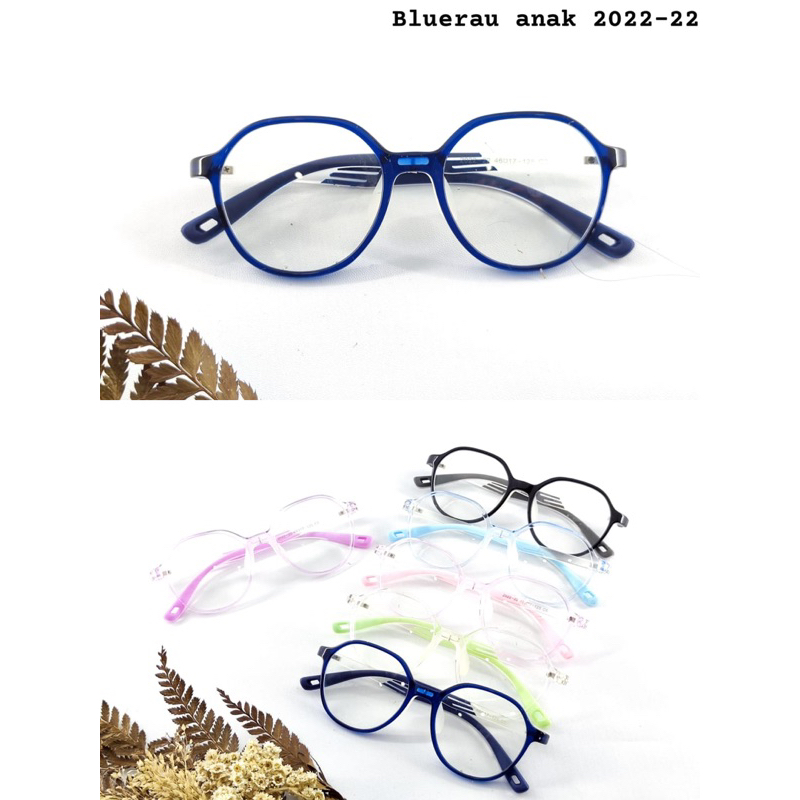 kacamata anak anak kacamata lensa blueray 2022-22 series