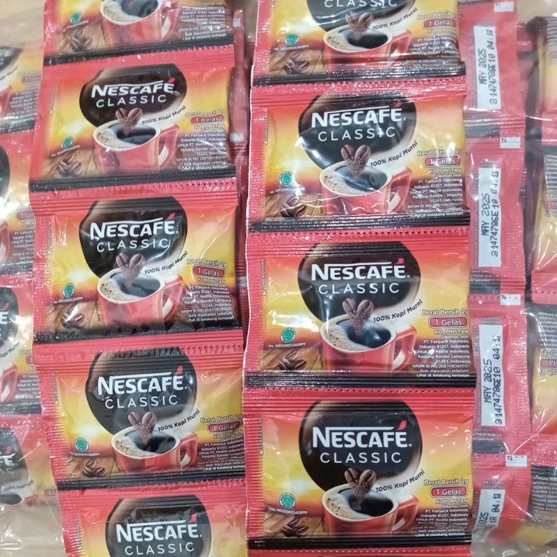 KOPI NESCAFE CLASSIC RENTENG ISI 10