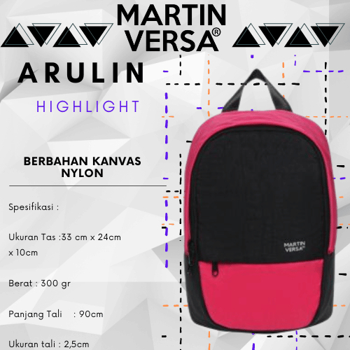 Martin Versa Arulin Tas Ransel Wanita Backpack Women