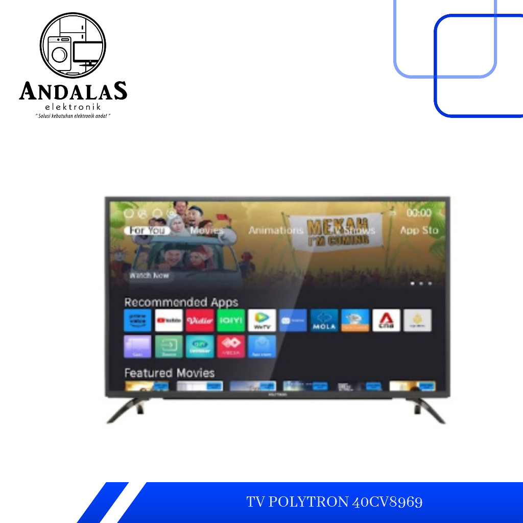 LED 40 INCH SMART TV POLYTRON PLD-40CV8969 / PLD40CV8969 40CV8969