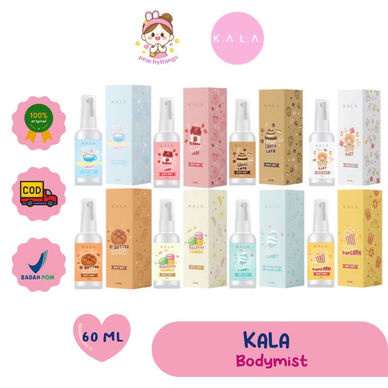 KALA BODYMIST 60 ml BPOM ORIGINAL 100%