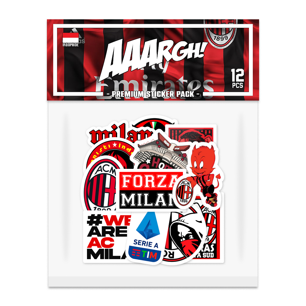 

AC MILAN Sticker Pack vol. 1 (Forza Milan)