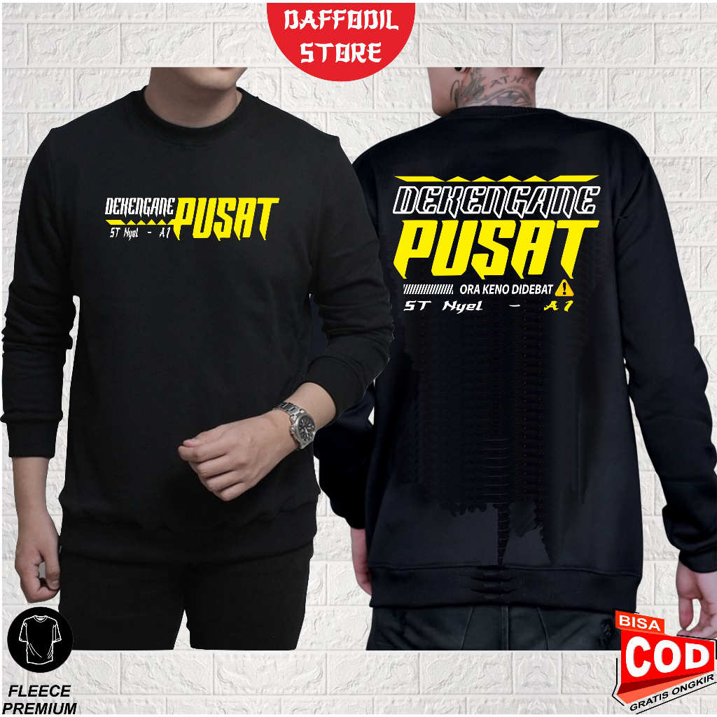 Hoodie Sweater Dekengan Pusat / Sweater Dekengan Pusat / JAKET DEKENGAN PUSAT ST NYEL TERBARU BIG SI